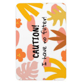 Caution Flexible Photo Magnet マグネット (縦)