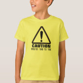 Caution! Funny First Birthday party Brother's Tシャツ (正面)