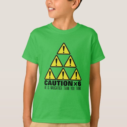 Caution! Funny Holiday Gift T-shirts  Tシャツ (正面)
