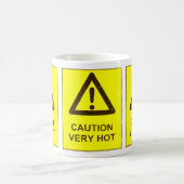 Caution - Hot Coffee Mug コーヒーマグカップ (中央)