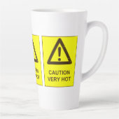 Caution - Hot Latte Mug カフェラテマグ (右)