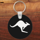 Caution Kangaroo キーホルダー (正面)