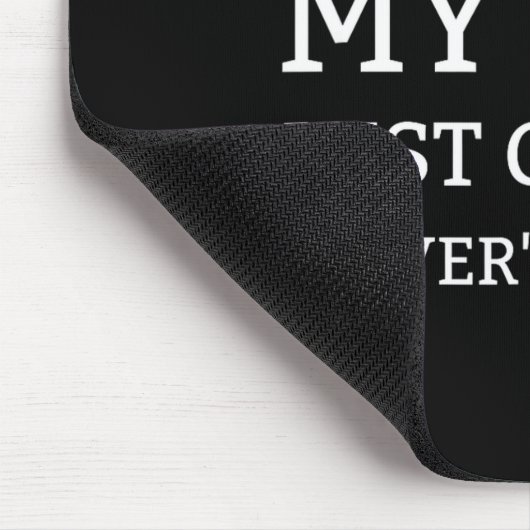 Caution My Son Just Got His Driver's License マウスパッド (コーナー)