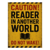 "Caution Reader In Another World Do Not Wake!" ポスター (正面)