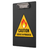 Caution Science in Progress クリップボード (左)