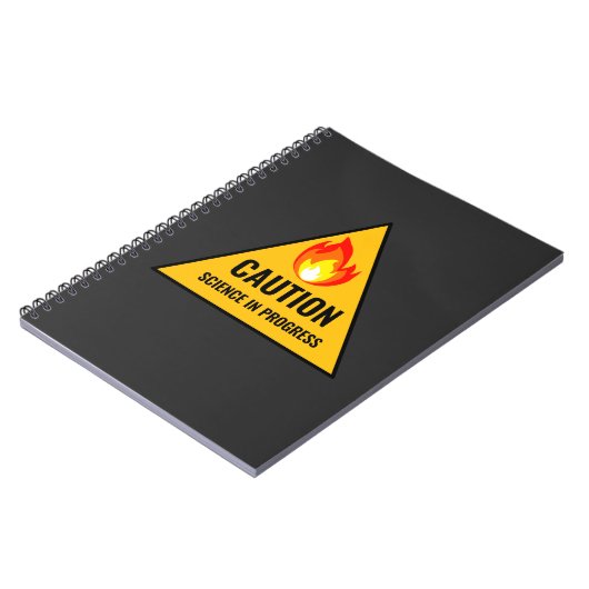 Caution Science in Progress ノートブック (左側)