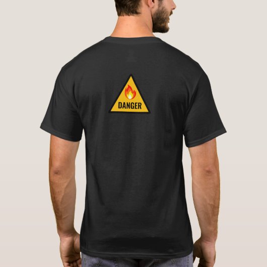 Caution Science in Progress Tシャツ (裏面)