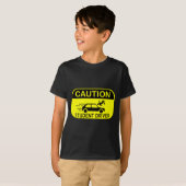 Caution Student Driver Funny  Tシャツ (正面フル)