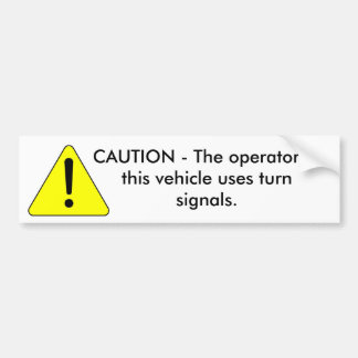 Cautionary_warning_--_Caution、操作-注意… バンパーステッカー