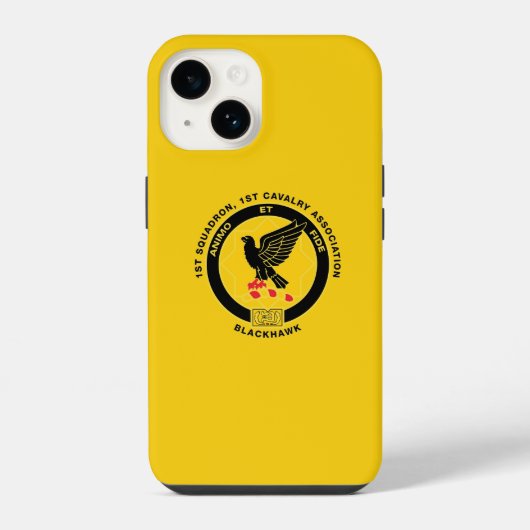 Cav協会iPhone 14ケース – 金ゴールド iPhoneケース (裏面)