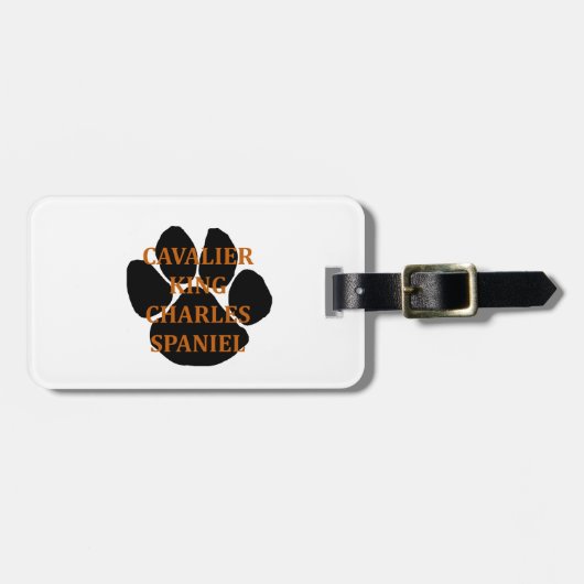 cav名paw ラゲッジタグ (正面横)