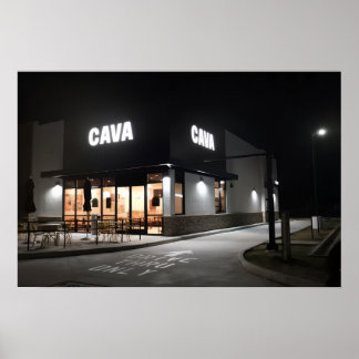 Cava Night Shot ポスター