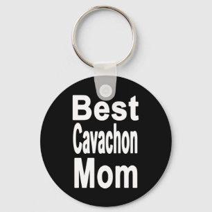 Cavachonの最も最高のなお母さん キーホルダー