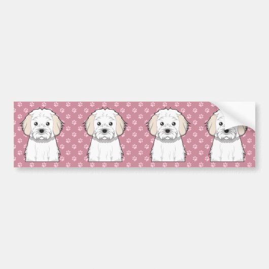 Cavachonの漫画 バンパーステッカー (正面)