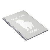 Cavachonノート、犬の写真をアップロード ノートブック (右側)