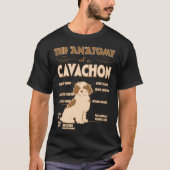 Cavachonペット恋人のギフトの解剖学 Tシャツ (正面)