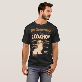 Cavachonペット恋人のギフトの解剖学 Tシャツ