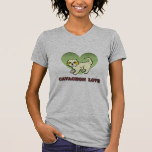 Cavachon愛Tシャツ Tシャツ