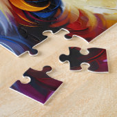 Cavachon Puzzle: Sable and White Cavalier Bichon ジグソーパズル (側面)