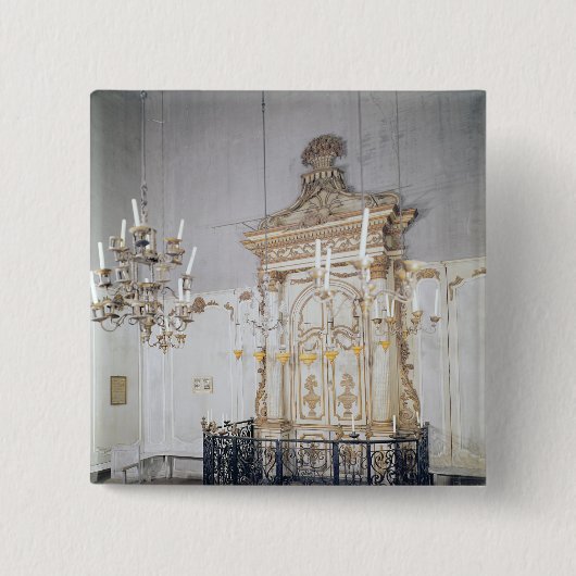 Cavaillonのインテリアの眺め 缶バッジ (正面)