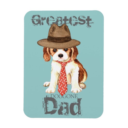 Cavalier Dad マグネット (縦)