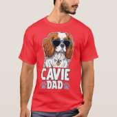 Cavalier Dad Classy1 girl Tシャツ (正面)