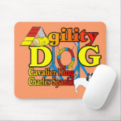 Cavalier_King_Charles_スパニエル犬_機敏性 マウスパッド (マウス)