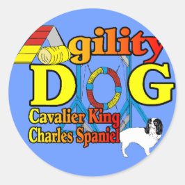Cavalier_King_Charles_スパニエル犬_機敏性 ラウンドシール