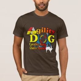 Cavalier_King_Charles_スパニエル犬_機敏性 Tシャツ