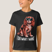Cavalier King Charles Art For Men Women Cavalier S Tシャツ (正面)
