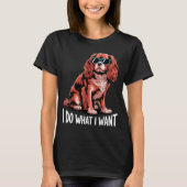 Cavalier King Charles Art For Men Women Cavalier S Tシャツ (正面)