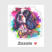 Cavalier King Charles Dog シール (シート)