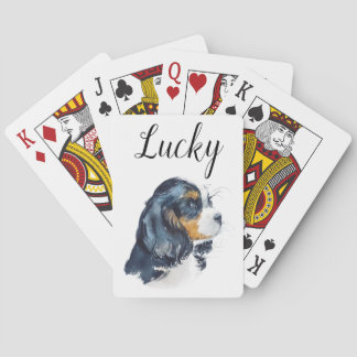 Cavalier King Charles Dog Playing Card Set Gift トランプ