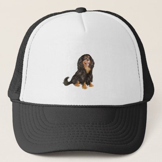 Cavalier King Charles (R) - ブラックタンの.png キャップ (正面)