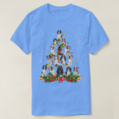 Cavalier King Charles Spanie Christmas Tree Lights Tシャツ (デザイン正面)