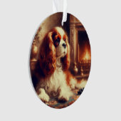 Cavalier King Charles Spaniel オーナメント (正面)