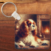Cavalier King Charles Spaniel キーホルダー (正面)