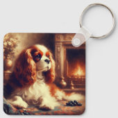 Cavalier King Charles Spaniel キーホルダー (裏面)