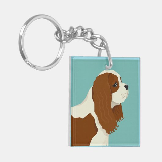  Cavalier King Charles Spaniel キーホルダー (正面左)