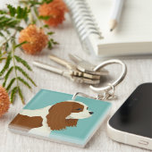  Cavalier King Charles Spaniel キーホルダー (正面右)