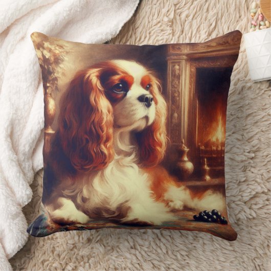 Cavalier King Charles Spaniel クッション (ブランケット)