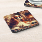 Cavalier King Charles Spaniel コースター (左側)