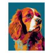 Cavalier King Charles Spaniel 001 - Bruno Pokopen ポスター (正面)