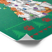 Cavalier King Charles Spaniel Christmas Ugly Sweat ポスター (角)