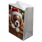 Cavalier King Charles Spaniel Cozy Basket ミディアムペーパーバッグ (裏面アングル)