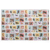 Cavalier King Charles Spaniel Design ファブリック (ヤード)