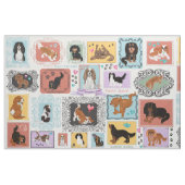 Cavalier King Charles Spaniel Design ファブリック (ファットクウォーター)