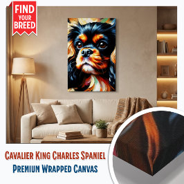 Cavalier King Charles Spaniel Dog Acrylic Print キャンバスプリント