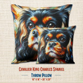 Cavalier King Charles Spaniel Dog Acrylic Print クッション