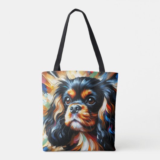 Cavalier King Charles Spaniel Dog Acrylic Print トートバッグ (裏面)